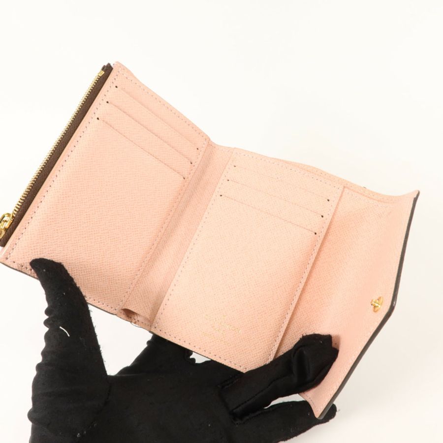 LOUIS VUITTON Monogram Victorine Wallet金扣錢包-4