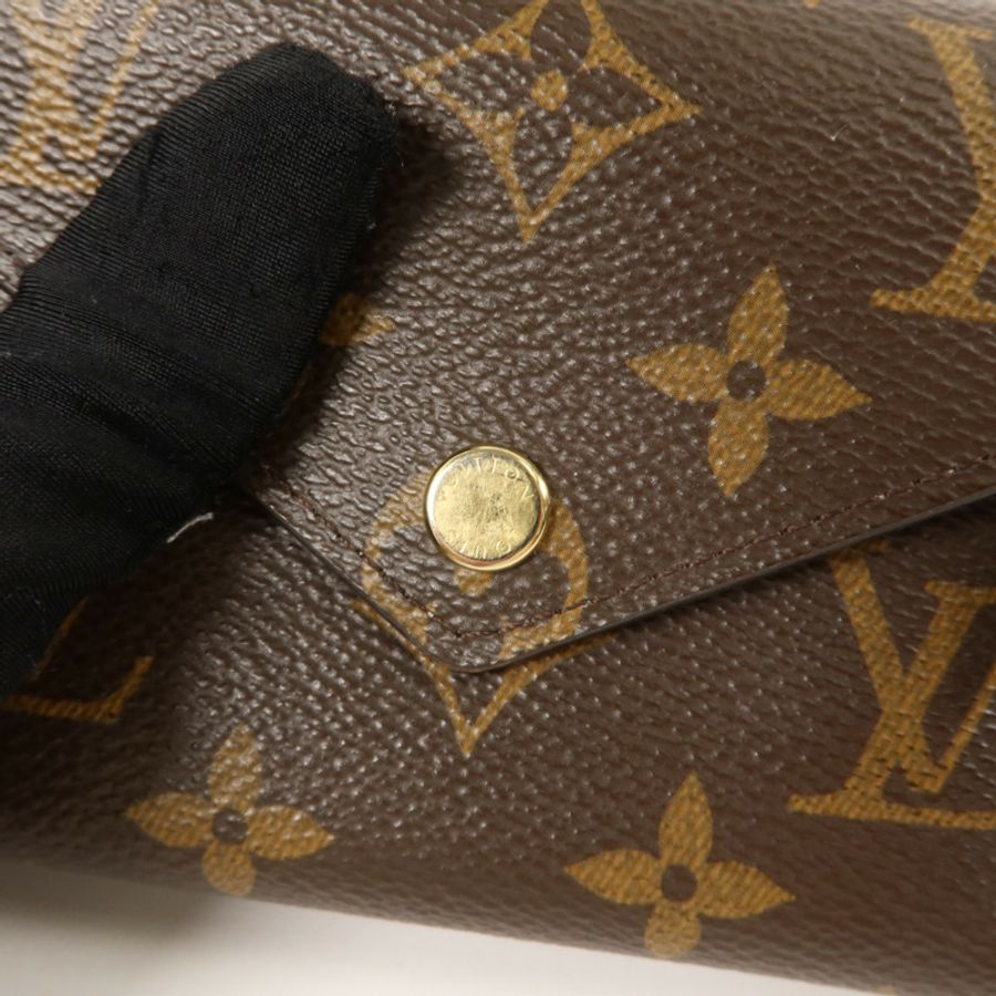 LOUIS VUITTON Monogram Victorine Wallet金扣錢包-8