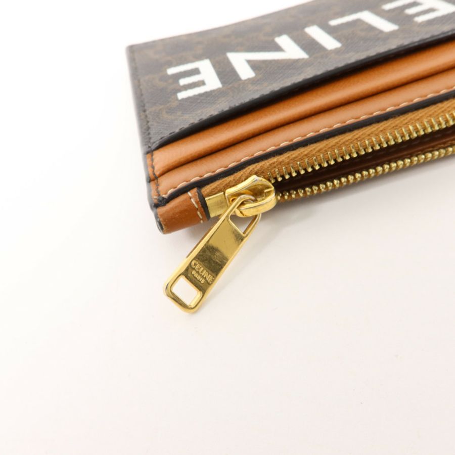 CELINE 塗層帆布Zipped Card Holder卡片套-8