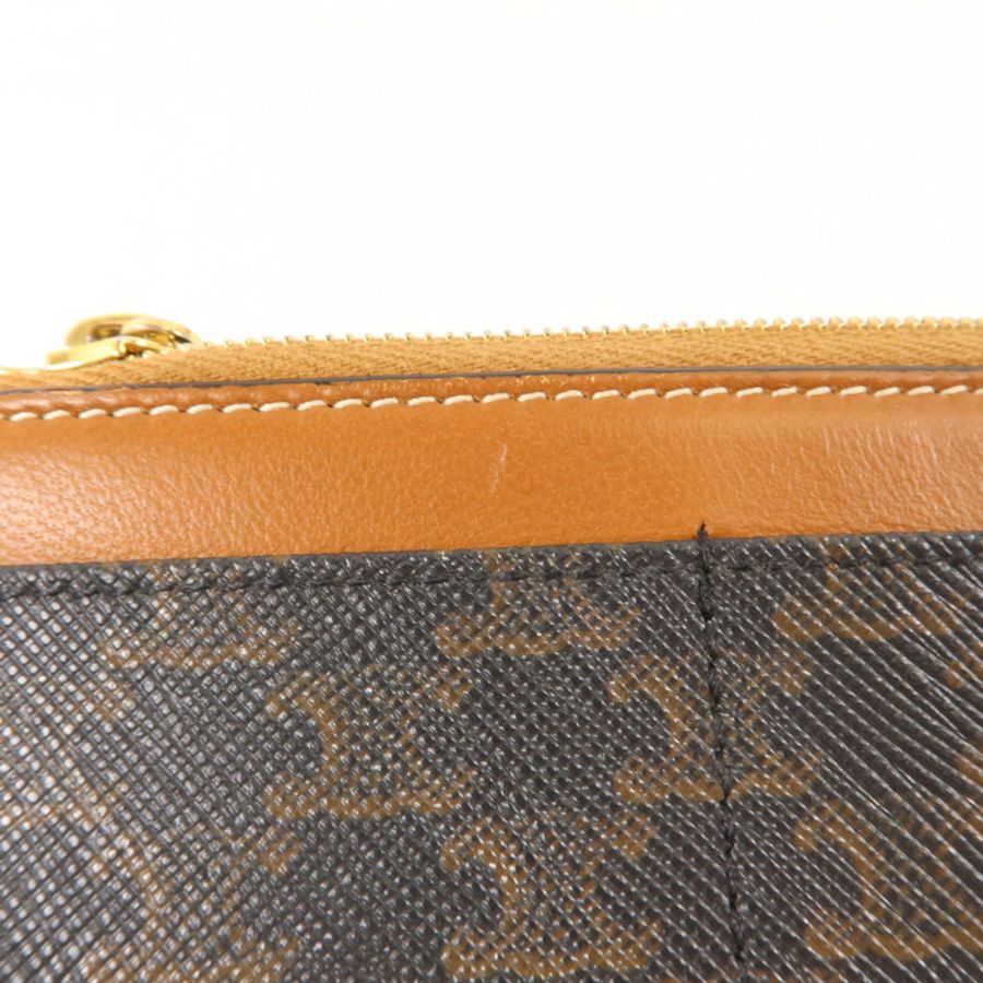 CELINE 塗層帆布Zipped Card Holder卡片套-13