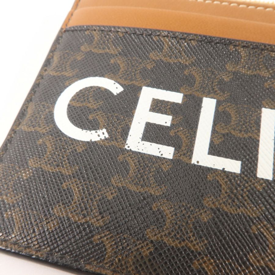 CELINE 塗層帆布Zipped Card Holder卡片套-16