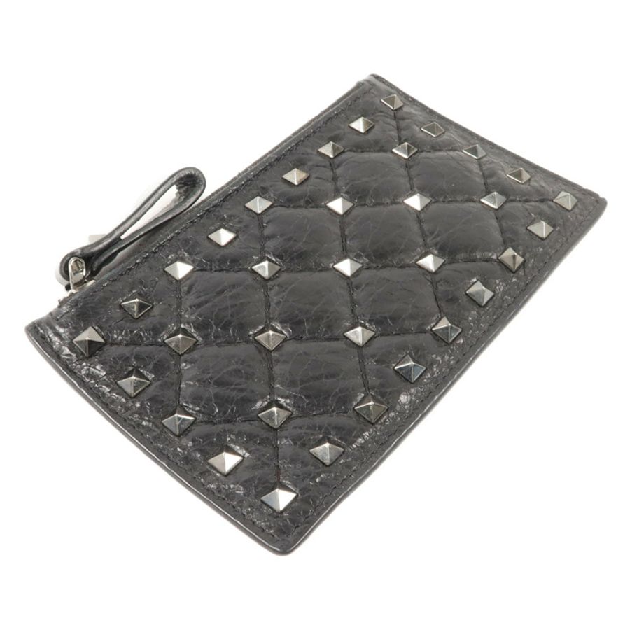 Valentino 牛皮皮革Rockstud Spike Card Case卡片套-2