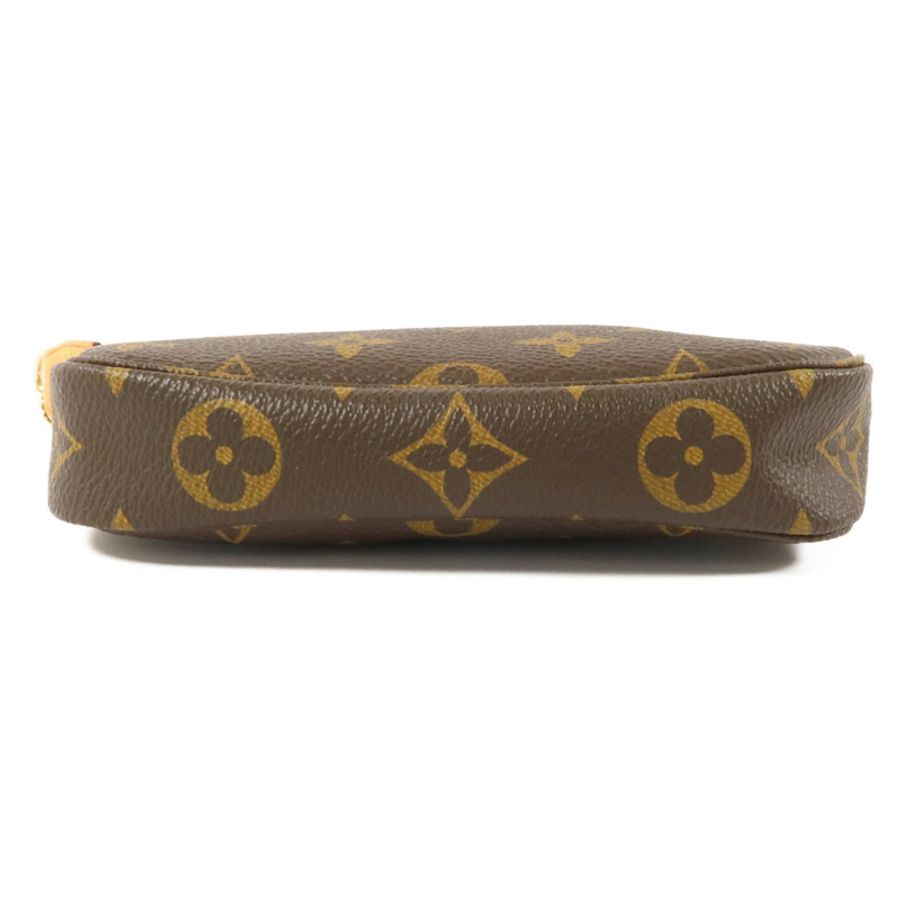 LOUIS VUITTON Monogram Mini Pochette Accessoires金扣手挽袋-3