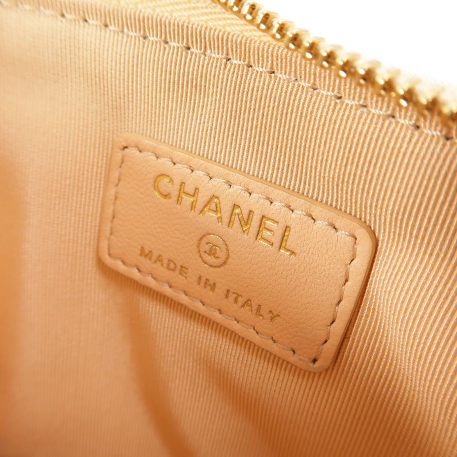 CHANEL 羊皮皮革Classic Mini Pouch零錢包-7