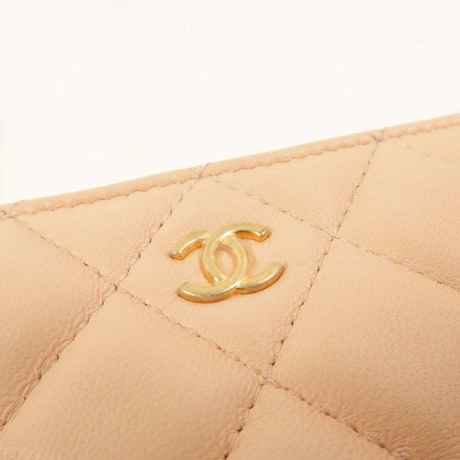 CHANEL 羊皮皮革Classic Mini Pouch零錢包-9