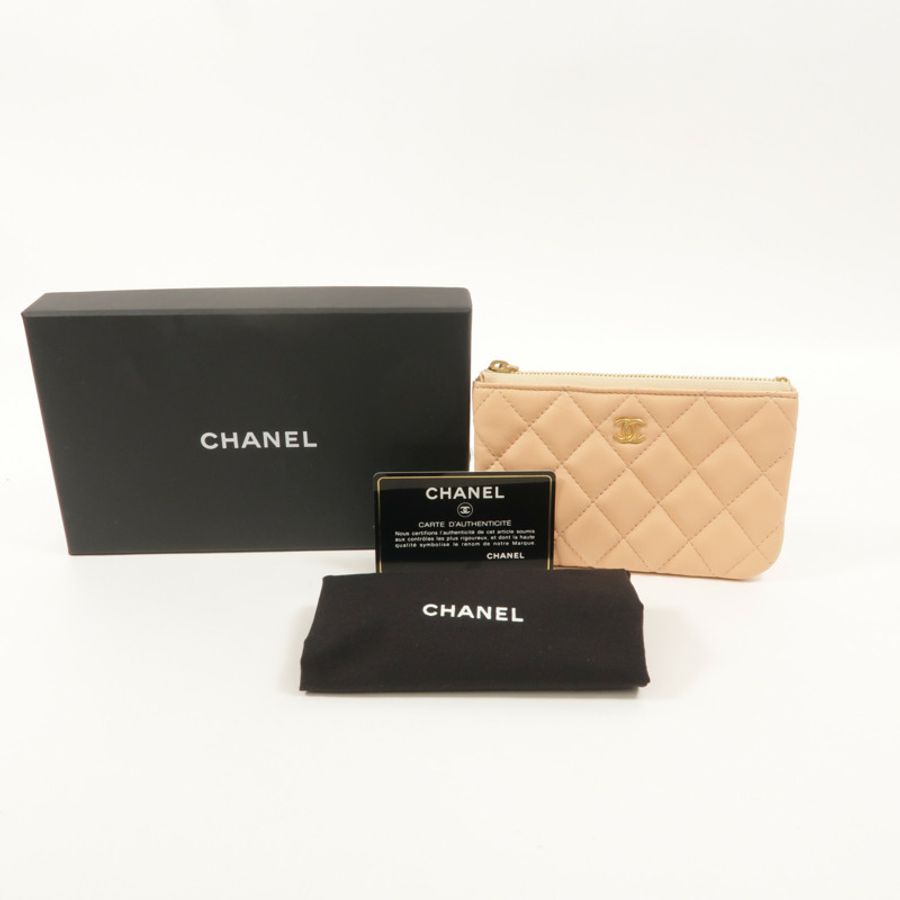 CHANEL 羊皮皮革Classic Mini Pouch零錢包-11