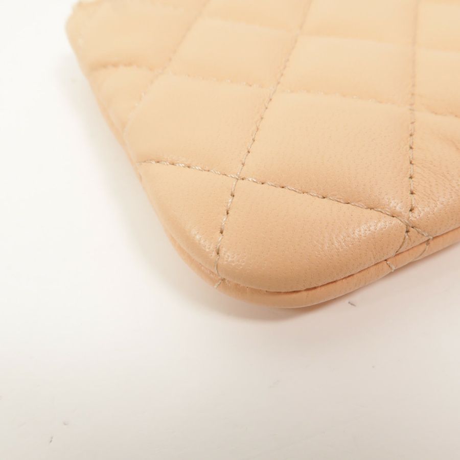 CHANEL 羊皮皮革Classic Mini Pouch零錢包-12