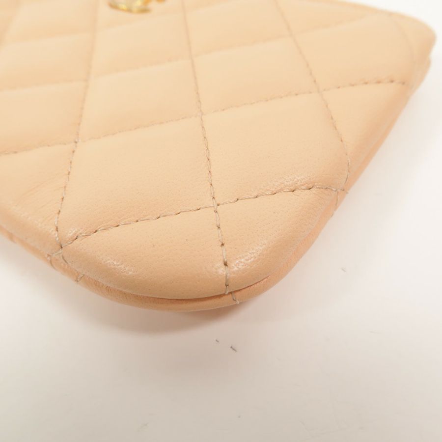 CHANEL 羊皮皮革Classic Mini Pouch零錢包-13