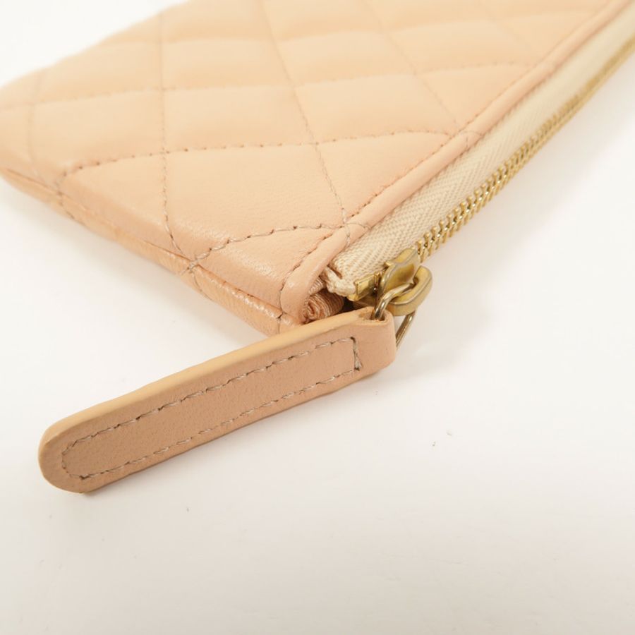 CHANEL 羊皮皮革Classic Mini Pouch零錢包-16