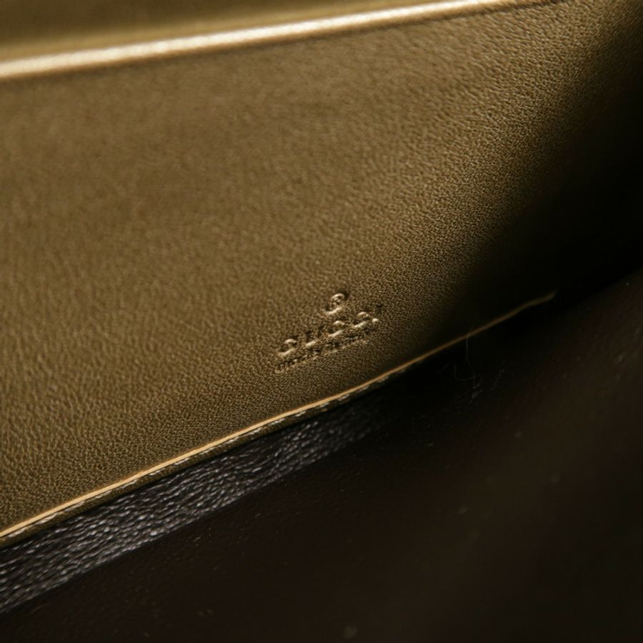 GUCCI 牛皮皮革Interlocking G Long Wallet長錢包-7