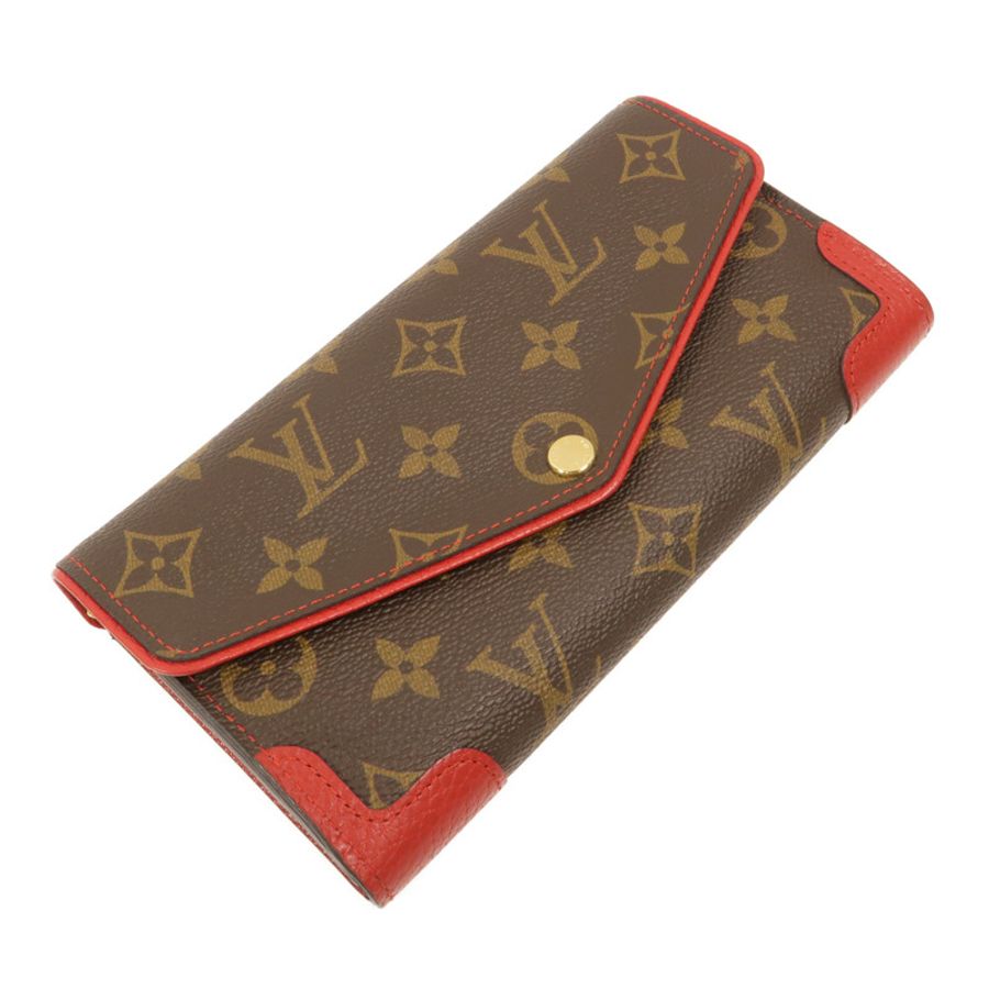 LOUIS VUITTON Monogram Sarah Retiro金扣長錢包-4