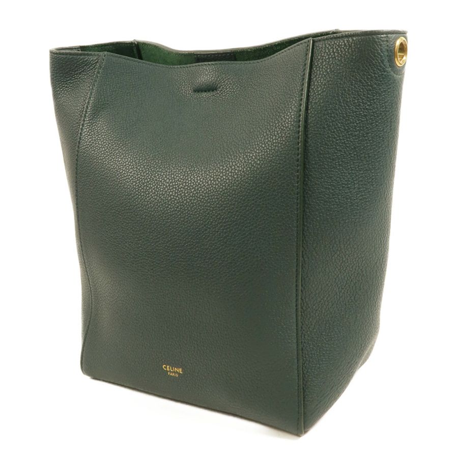 CELINE 牛皮皮革Sangle Bucket Small肩背袋-2