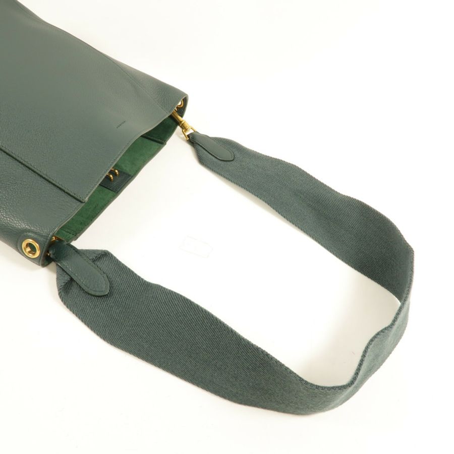 CELINE 牛皮皮革Sangle Bucket Small肩背袋-5