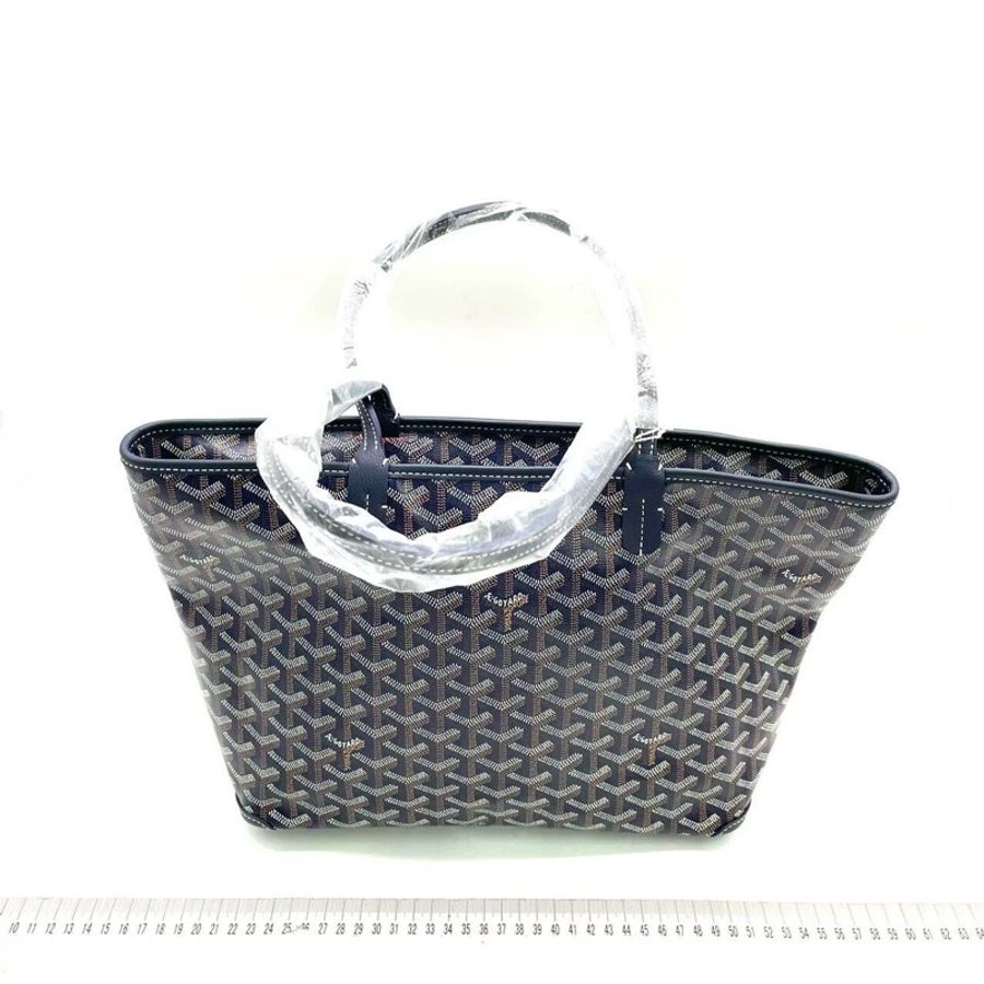 goyard Artois 深藍色拼皮拉鍊款 小號-3