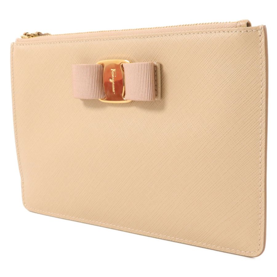 Salvatore Ferragamo 牛皮皮革Vara Bow Pouch小袋-2
