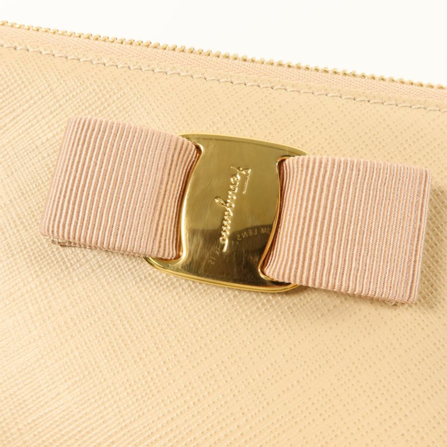 Salvatore Ferragamo 牛皮皮革Vara Bow Pouch小袋-8