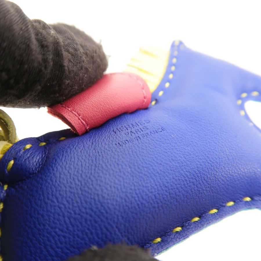 HERMES Milo皮革Rodeo PM掛飾Tosca-5