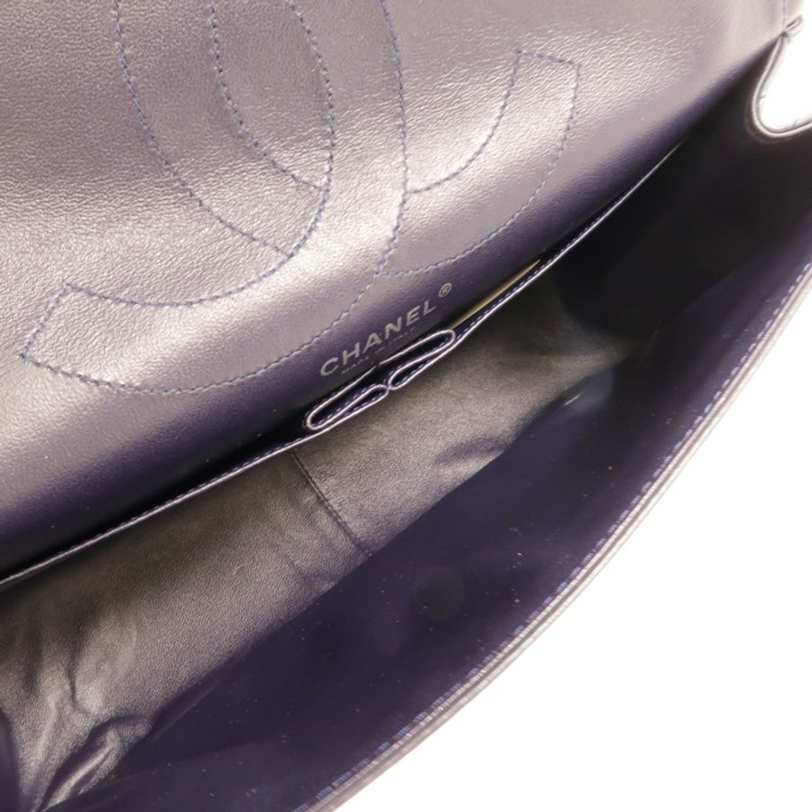 CHANEL 牛皮皮革Chanel 2.55 Large鏈帶肩背袋-4