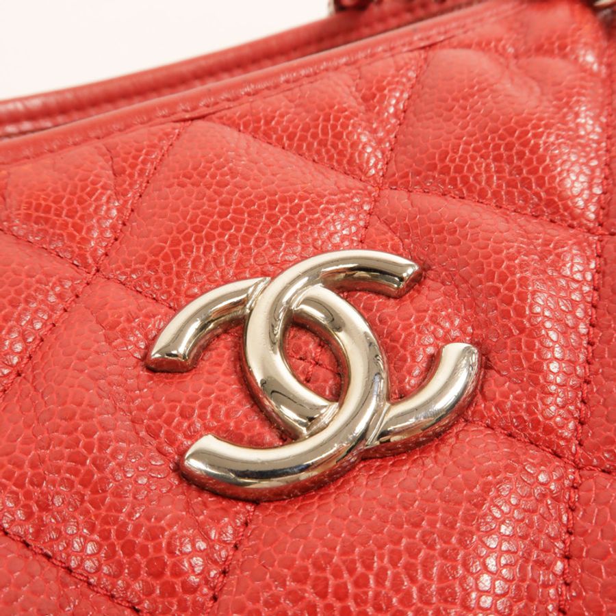 CHANEL 牛皮皮革Chain Shoulder肩背袋-6
