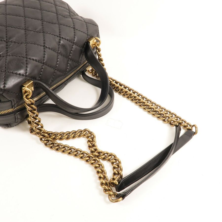 CHANEL 牛皮皮革2way Shoulder手挽肩背兩用袋-5