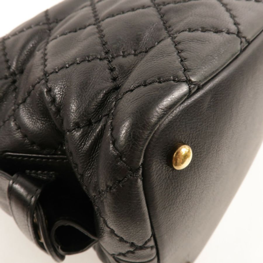 CHANEL 牛皮皮革2way Shoulder手挽肩背兩用袋-11