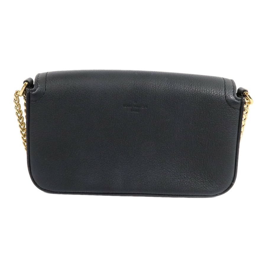 LOUIS VUITTON Grained Calf Lockme Tender Pochette鏈帶肩背袋-1