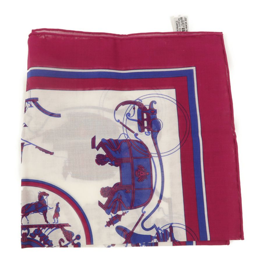 HERMES 棉質Pocket Square Scarf圍巾-2