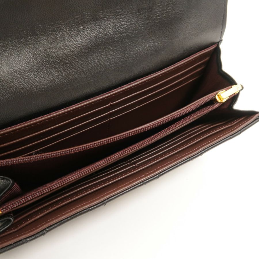 CHANEL 羊皮皮革Classic Flap Long Wallet長錢包-6