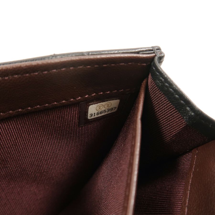 CHANEL 羊皮皮革Classic Flap Long Wallet長錢包-8