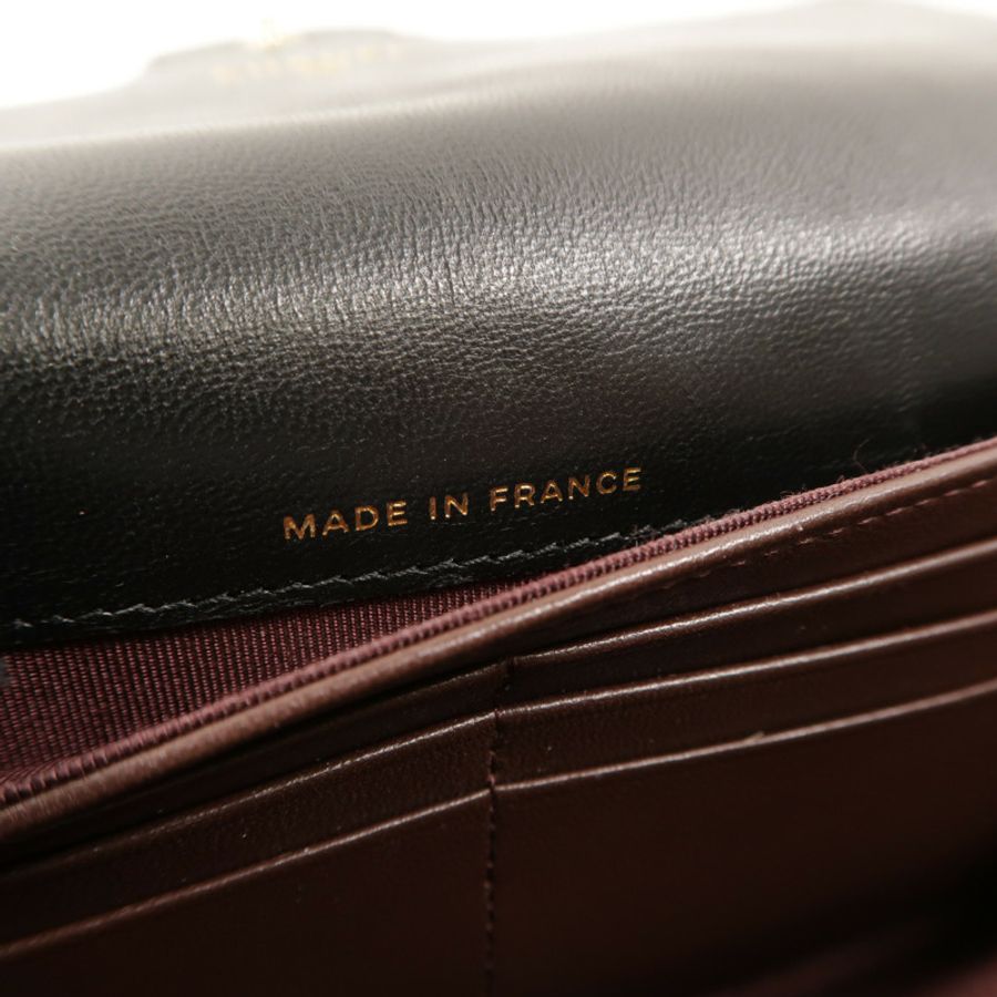 CHANEL 羊皮皮革Classic Flap Long Wallet長錢包-17