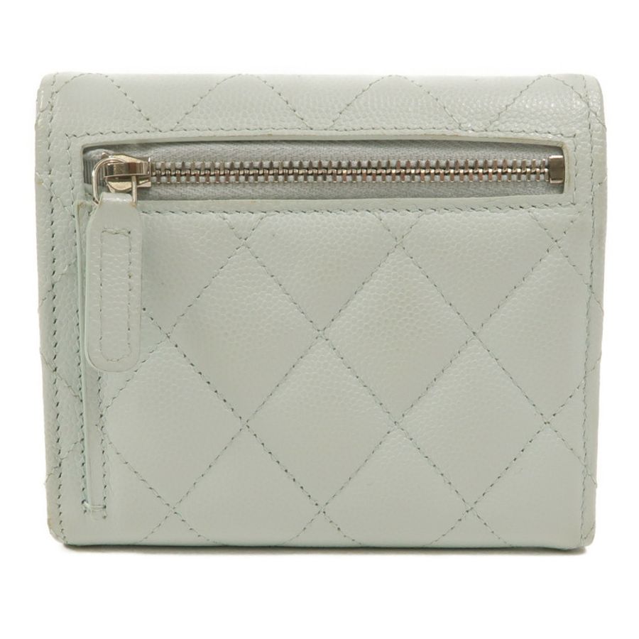CHANEL 牛皮皮革Classic Small Flap Wallet錢包-1