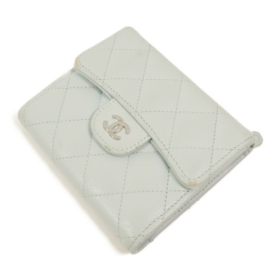 CHANEL 牛皮皮革Classic Small Flap Wallet錢包-4