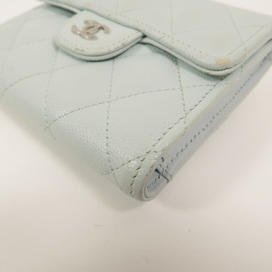 CHANEL 牛皮皮革Classic Small Flap Wallet錢包-14
