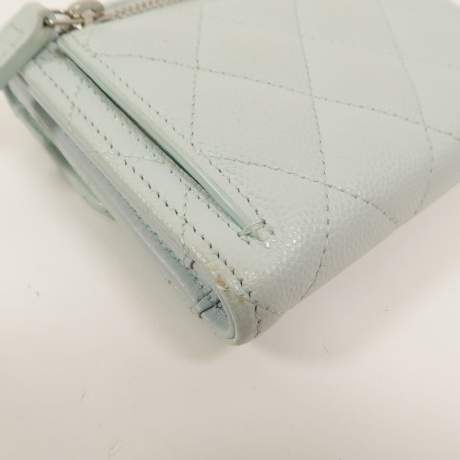 CHANEL 牛皮皮革Classic Small Flap Wallet錢包-15