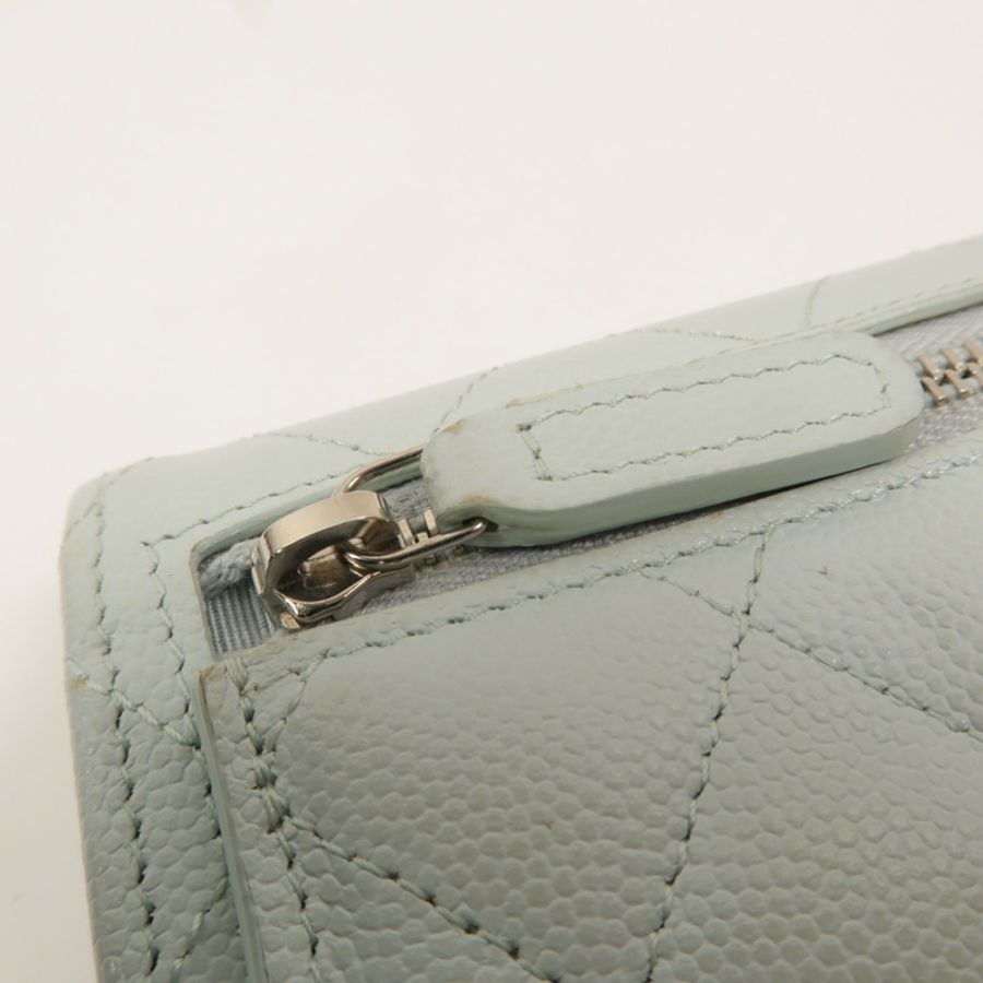 CHANEL 牛皮皮革Classic Small Flap Wallet錢包-17