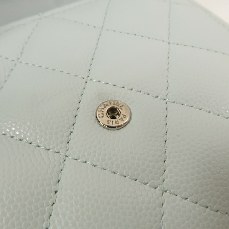 CHANEL 牛皮皮革Classic Small Flap Wallet錢包-18