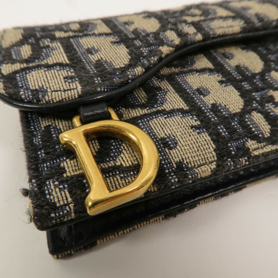 Dior Oblique帆布Saddle Card Holder卡片套-9