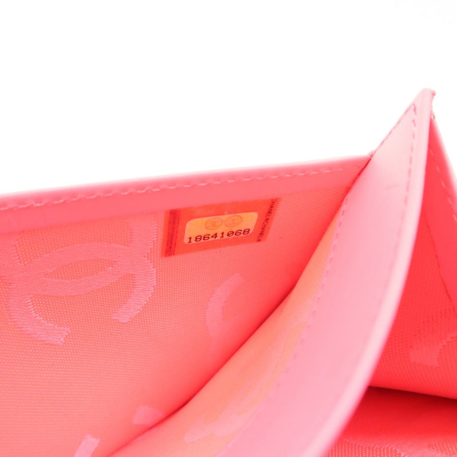CHANEL 牛皮皮革Cambon Long Wallet長錢包-9