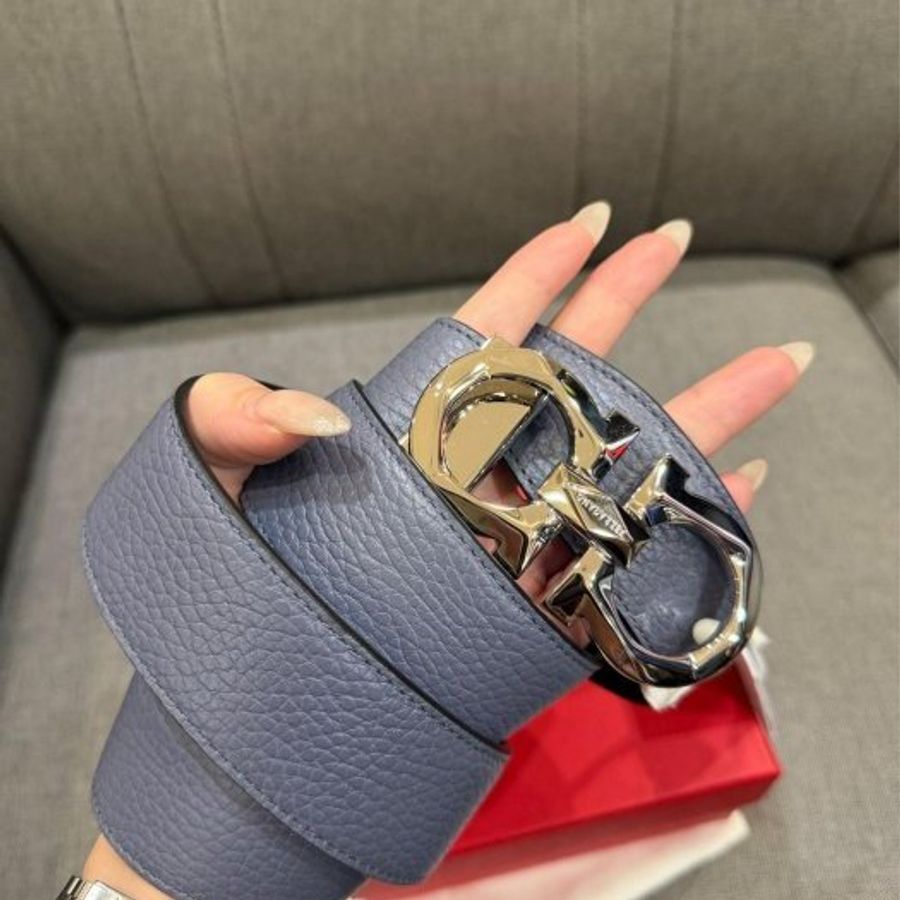 💎Han's house精品服飾💎Salvatore Ferragamo 菲拉格慕 雙面 皮帶 寬3.5CM-4