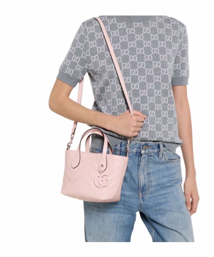 Gucci 女士 GG Marmont 小號單肩包均碼碼17.5cm*12cm*17cm-2