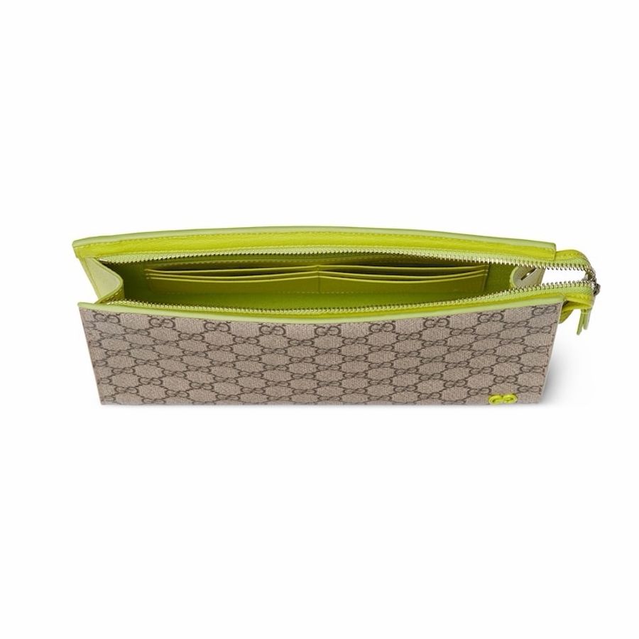 Gucci 男士 拉鍊手拿包均碼碼26cm*6cm*18cm-2