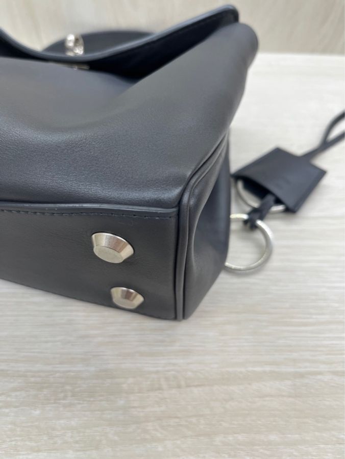 Balenciaga 巴黎世家 深灰色 Mini Rodeo 牛皮 手提包 肩背包 斜背包 8437122-5