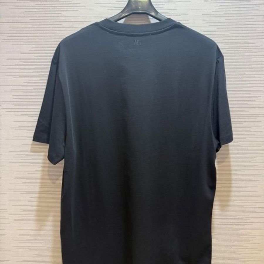 💎Han's house精品服飾💎 AMI PARIS 刺繡 愛心 短 T 黑 現貨 XL 原價6400-2