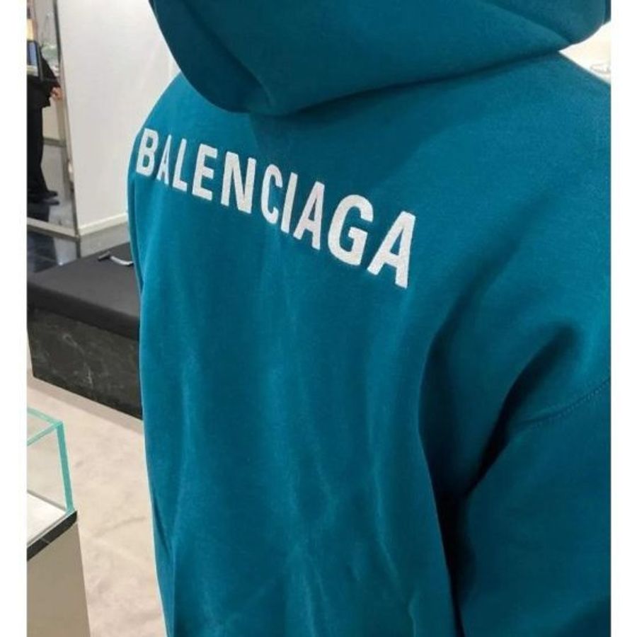 💎Han's house精品服飾💎Balenciaga 巴黎世家 刺繡 連帽衛衣 帽T 原價29800-2
