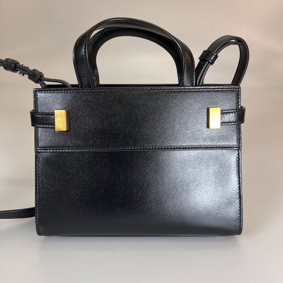 YSL 593741 黑金曼哈頓包 NANO-1