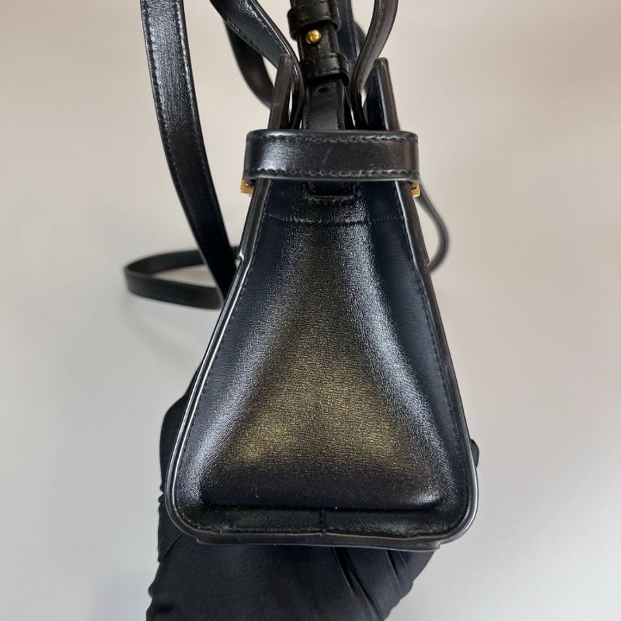 YSL 593741 黑金曼哈頓包 NANO-2