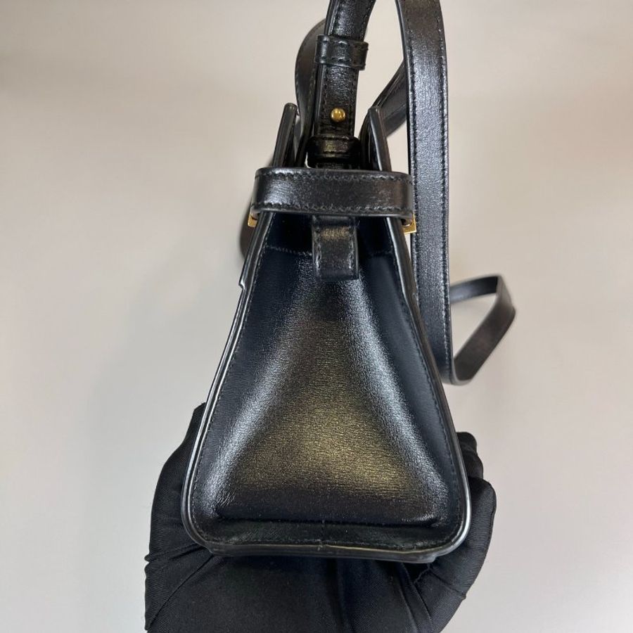 YSL 593741 黑金曼哈頓包 NANO-3