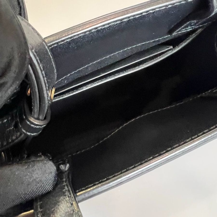 YSL 593741 黑金曼哈頓包 NANO-5