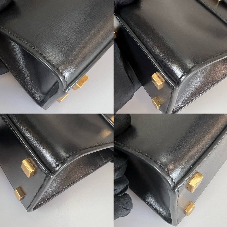 YSL 593741 黑金曼哈頓包 NANO-8