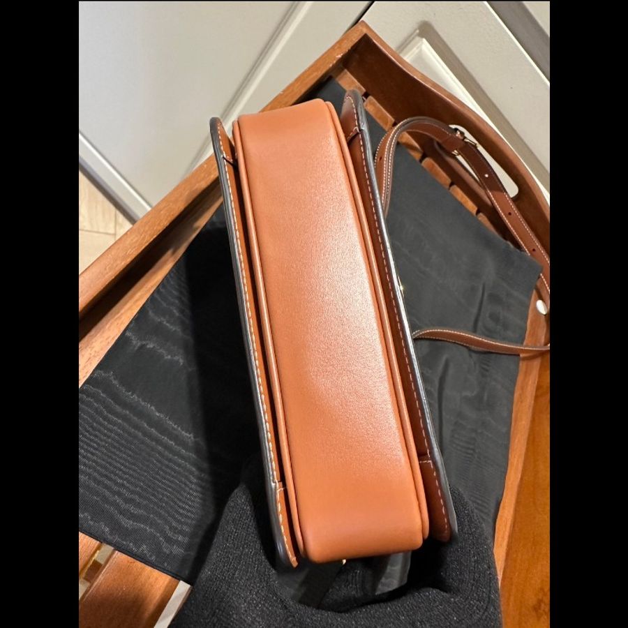 Celine Teen Triomphe bag 凱旋門 老花豆腐包-9
